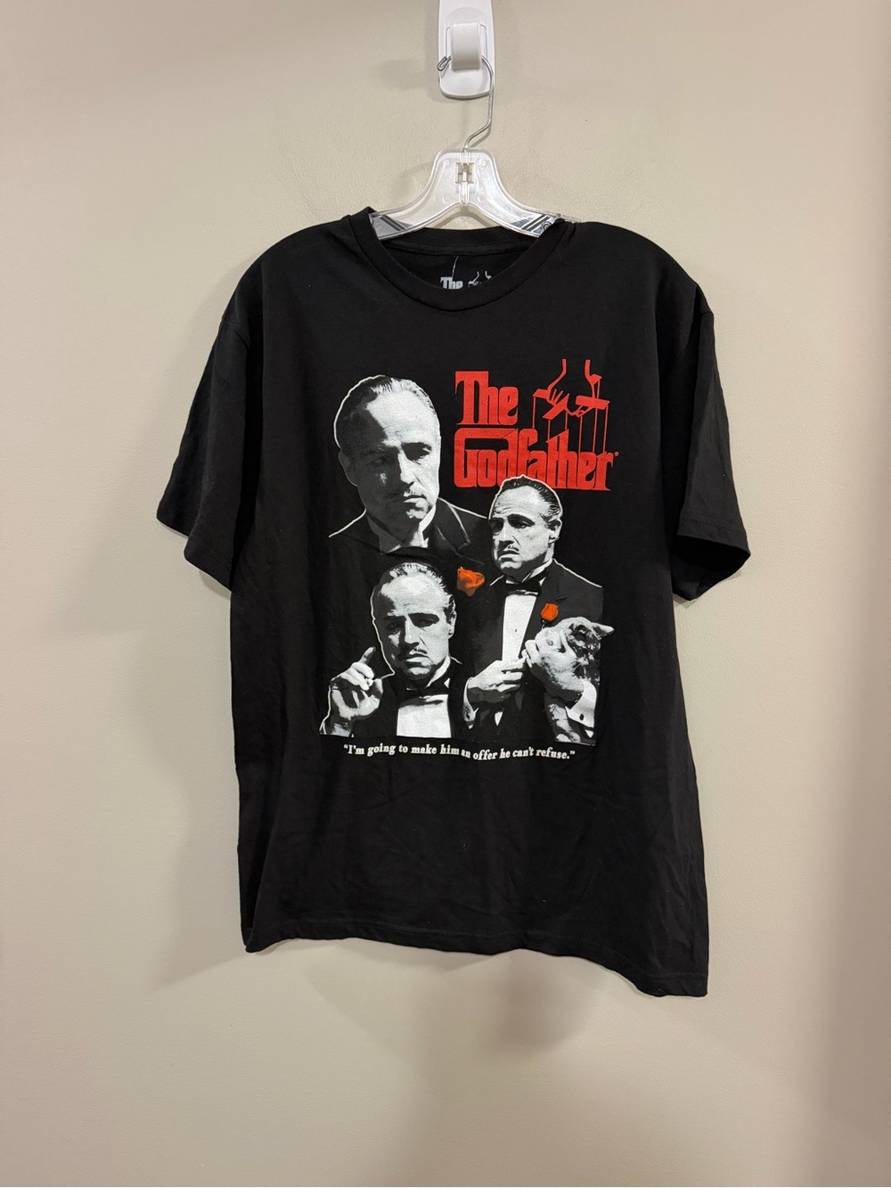 NWT Black The Godfather Short-Sleeve Graphic Tee. Size L